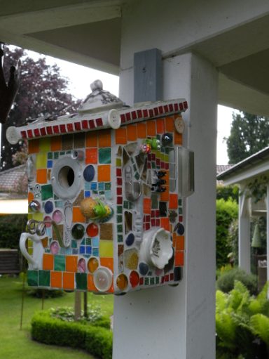 Mosaikvogelhaus "de Luxe"